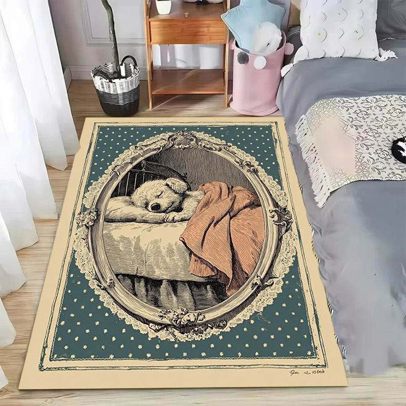 Home Art Textiles - Cute Animal Art Carpet Mat Rug