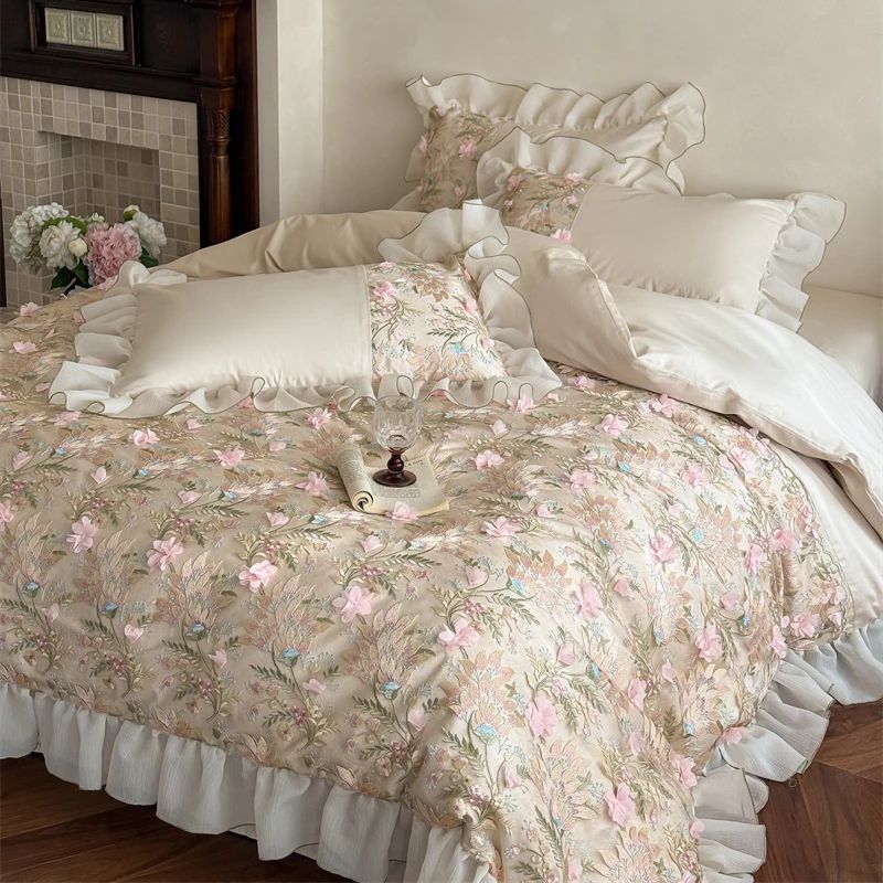 Home Textiles France - 1000TC Egyptian Cotton Bedding Set Duvet