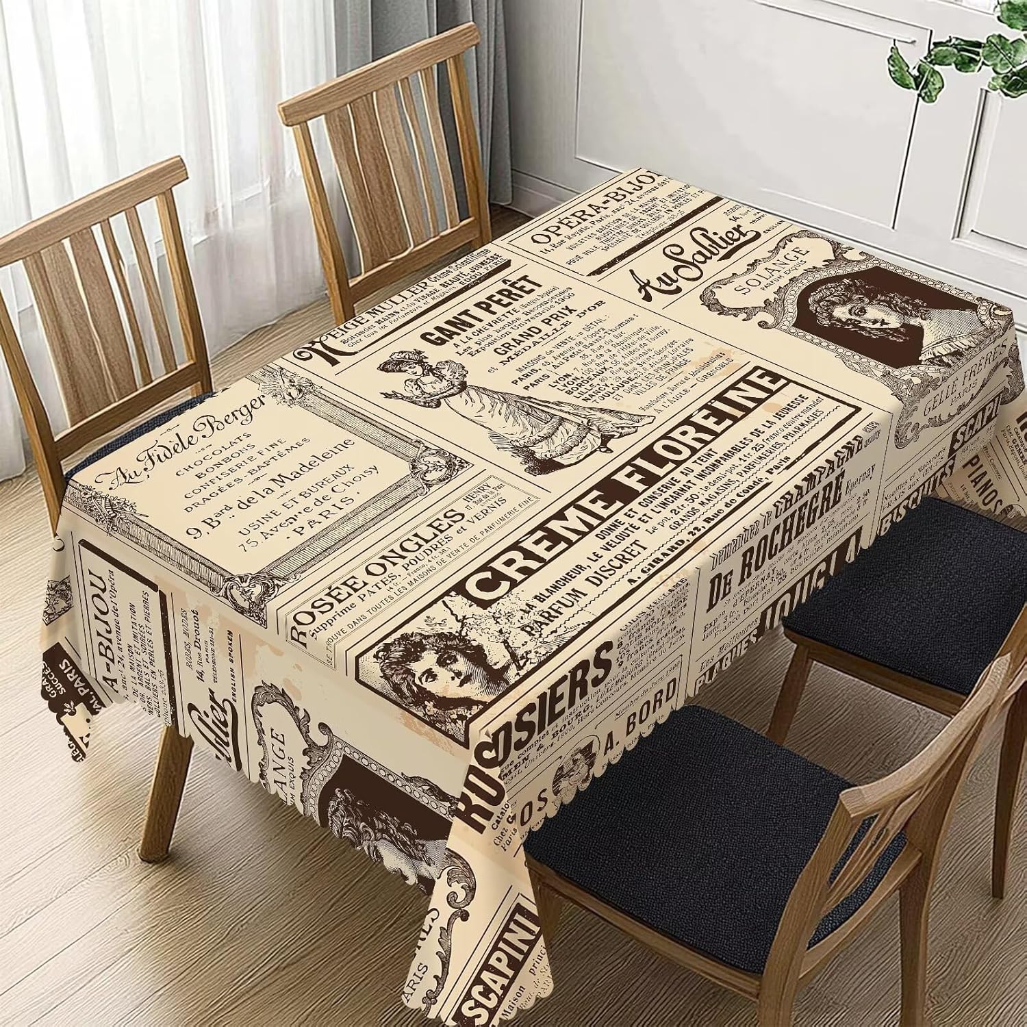 Vintage Paris France Newspaper - Home Textiles France avis et prix