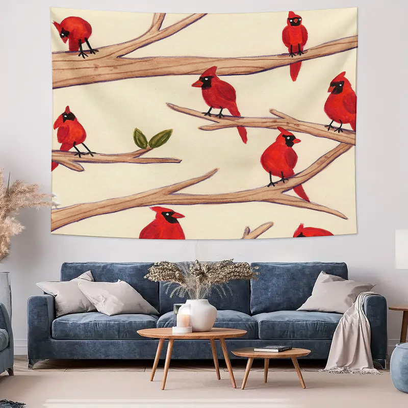 Vintage Bird Tapestry Forest W - Home Art Textiles avis et prix