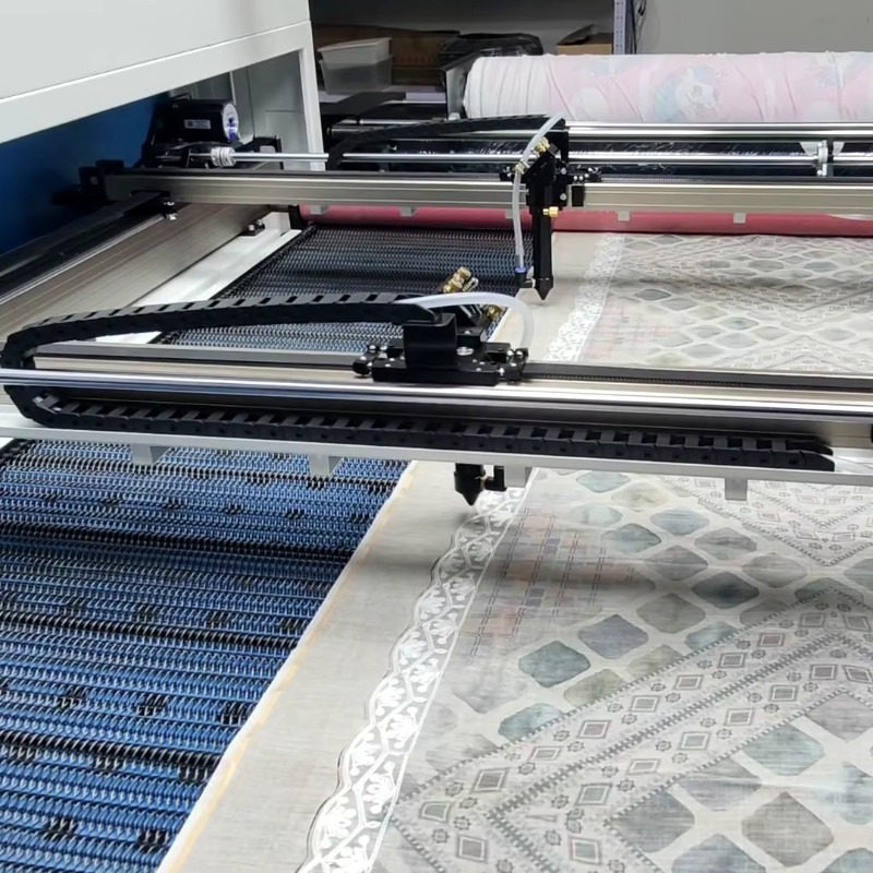 High-speed double-head laser c - Home Textiles Industry avis et prix