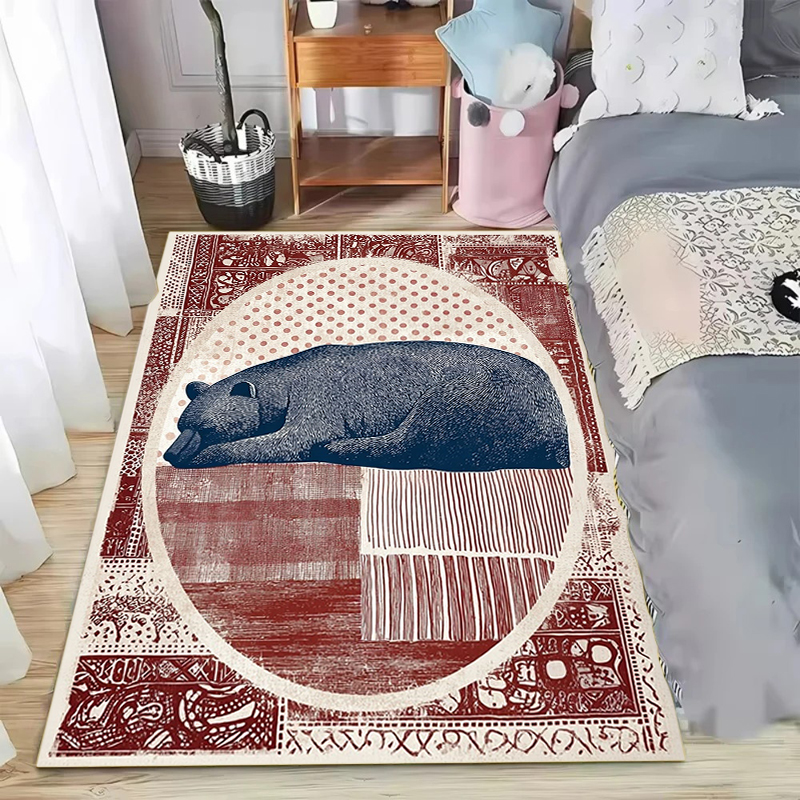 Cute Animal Art Carpet Mat Rug - Home Art Textiles avis et prix
