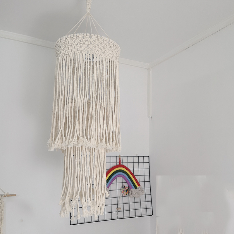 Bohemian Chandelier Hand-Woven - Home Art Textiles avis et prix