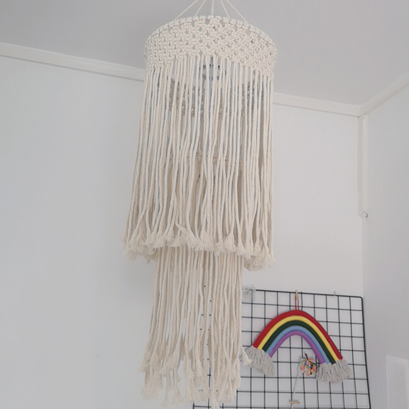 Bohemian Chandelier Hand-Woven - Home Art Textiles avis et prix