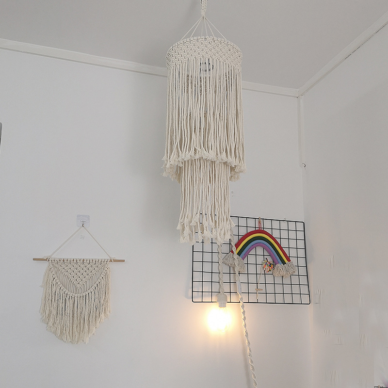 Bohemian Chandelier Hand-Woven - Home Art Textiles avis et prix
