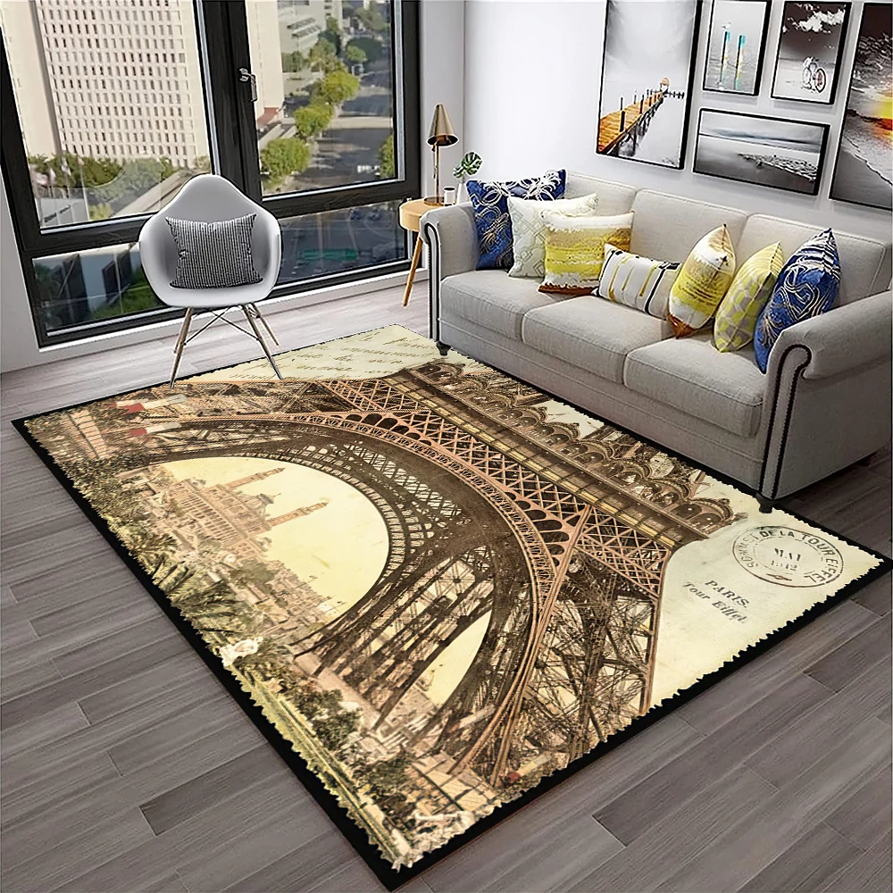 France Paris Eiffel Tower Retr - Home Textiles France avis et prix