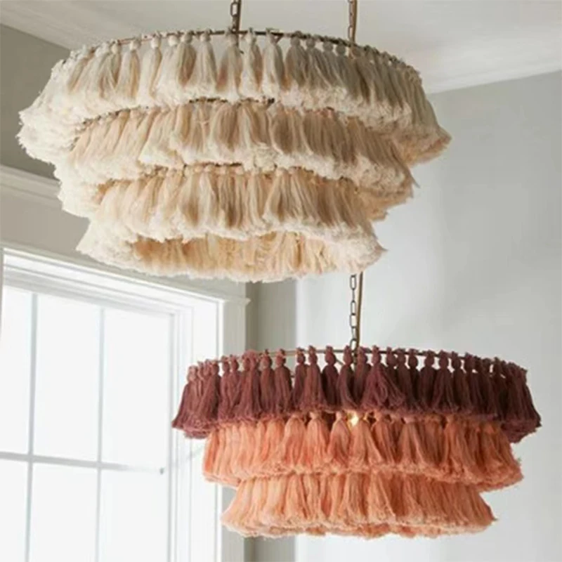 Modern Cotton Tassel Bohemian  - Home Art Textiles avis et prix