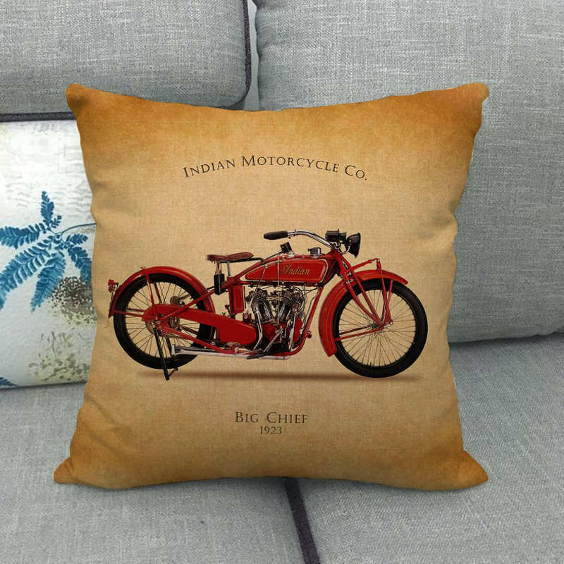 Retro industrial-style motorcy - Home Textiles Industry avis et prix