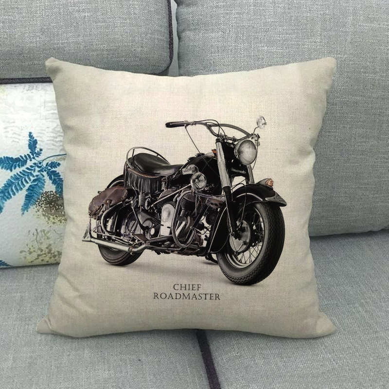 Retro industrial-style motorcy - Home Textiles Industry avis et prix