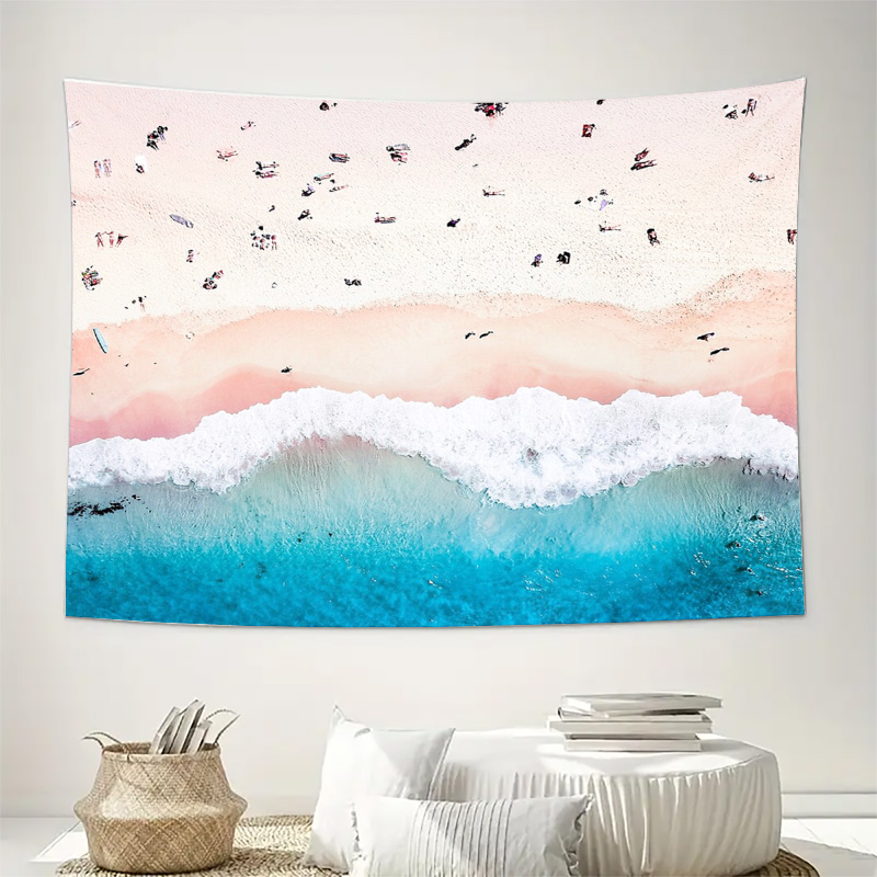 Ocean Wave Tapestry Beach Wall - Home Art Textiles avis et prix