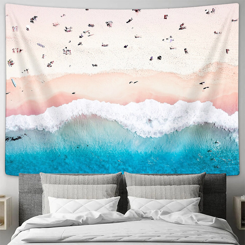 Ocean Wave Tapestry Beach Wall - Home Art Textiles avis et prix